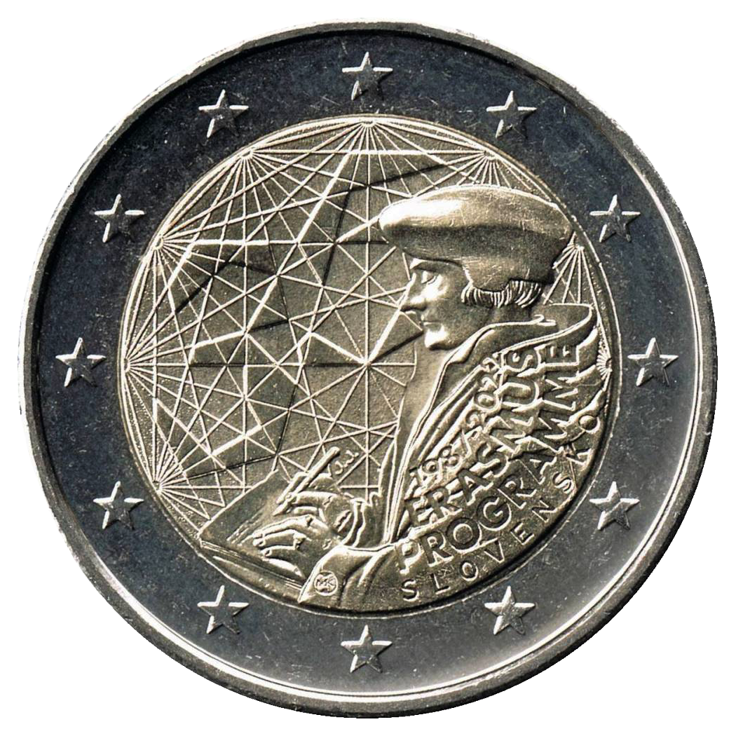 2 euros conmemorativa 35 Aniversario del Programa Erasmus